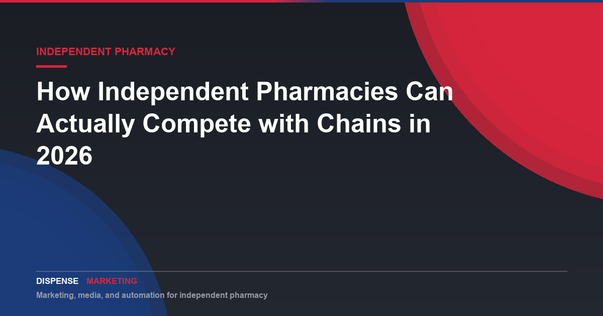 How Independent Pharmacies Can Actually Compete with Chains in 2026